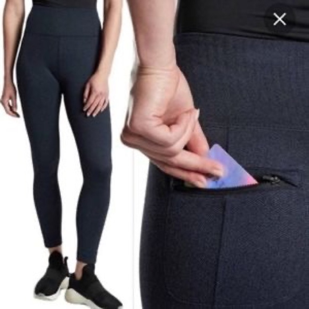 NWT Athleta Delancey Herringbone Tights Leggings
